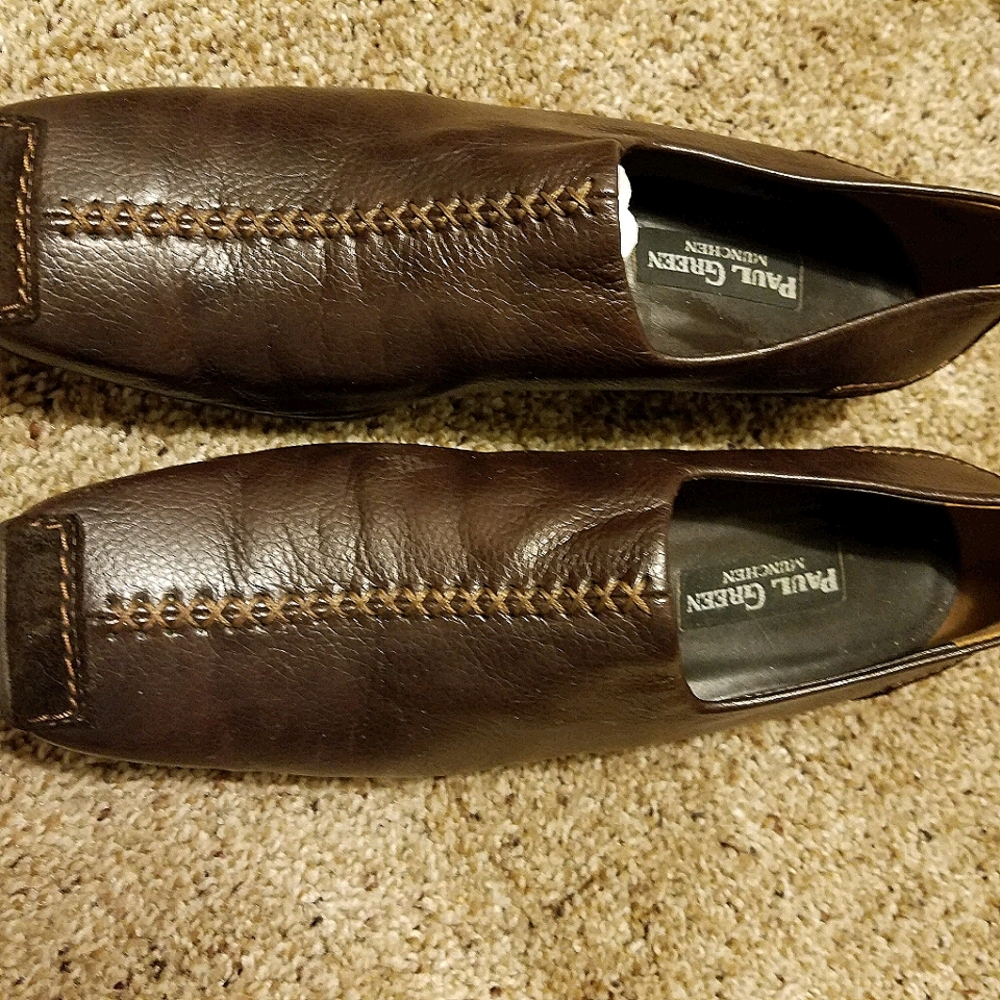 Paul Green Munchen LeatherLoafers Flats Chocolate